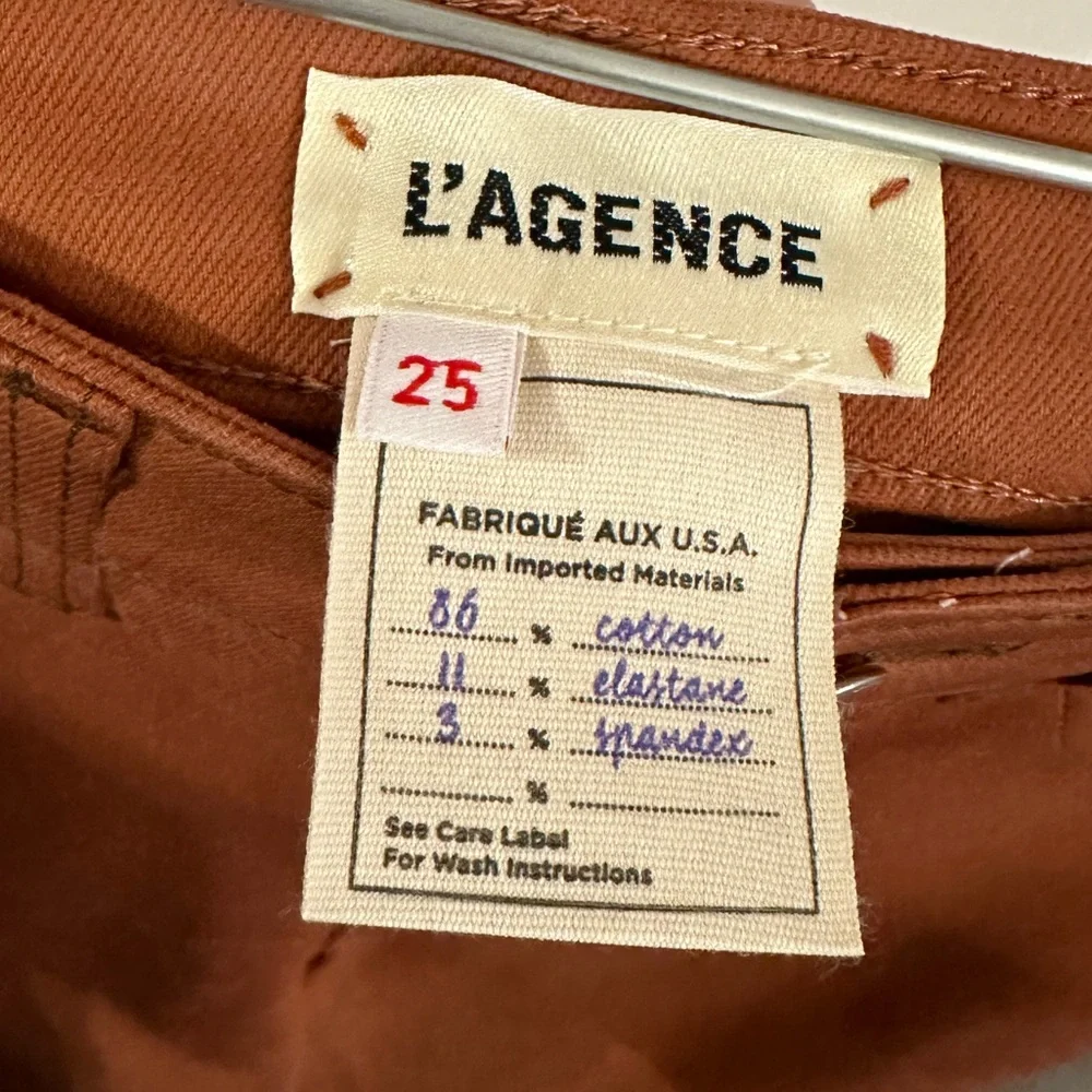 L'Agence Margot High Rise Coated Jean Size 25 NEW - Picture 8 of 10